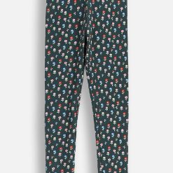 Coccodrillo leggins copii culoarea verde