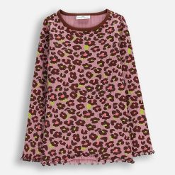 Coccodrillo longsleeve copii culoarea roz