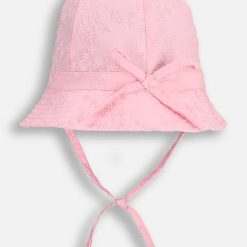Coccodrillo pălărie din bumbac pentru copii culoarea roz