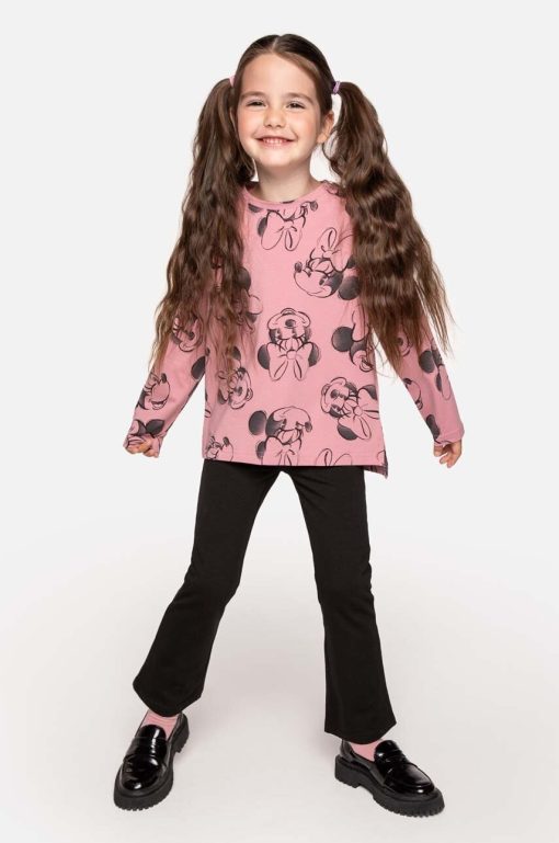 Coccodrillo pantaloni copii culoarea negru