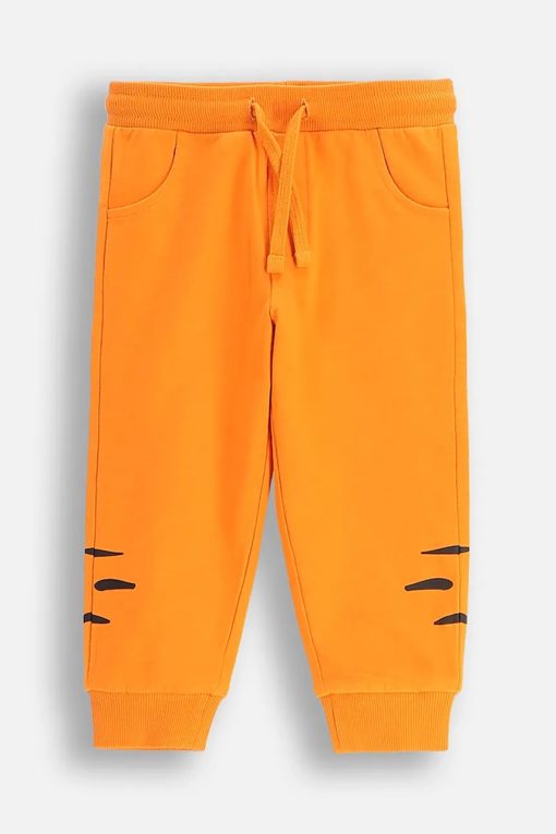 Coccodrillo pantaloni culoarea portocaliu