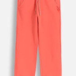 Coccodrillo pantaloni culoarea portocaliu