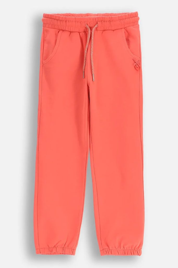 Coccodrillo pantaloni culoarea portocaliu