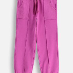 Coccodrillo pantaloni de trening culoarea violet