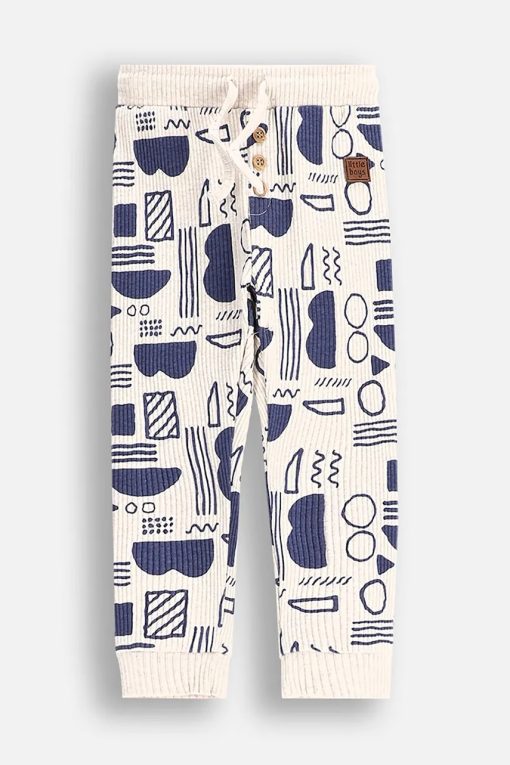 Coccodrillo pantaloni de trening pentru bebeluși culoarea bej