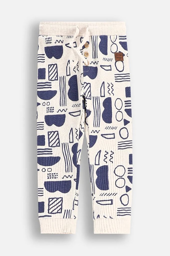 Coccodrillo pantaloni de trening pentru bebeluși culoarea bej