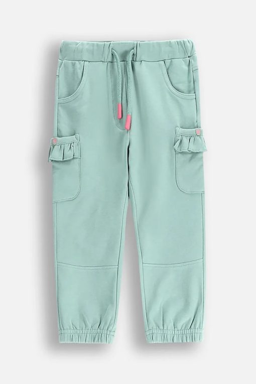 Coccodrillo pantaloni de trening pentru bebeluși culoarea verde