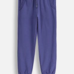 Coccodrillo pantaloni de trening pentru copii culoarea albastru marin