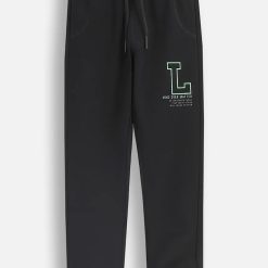 Coccodrillo pantaloni de trening pentru copii culoarea negru