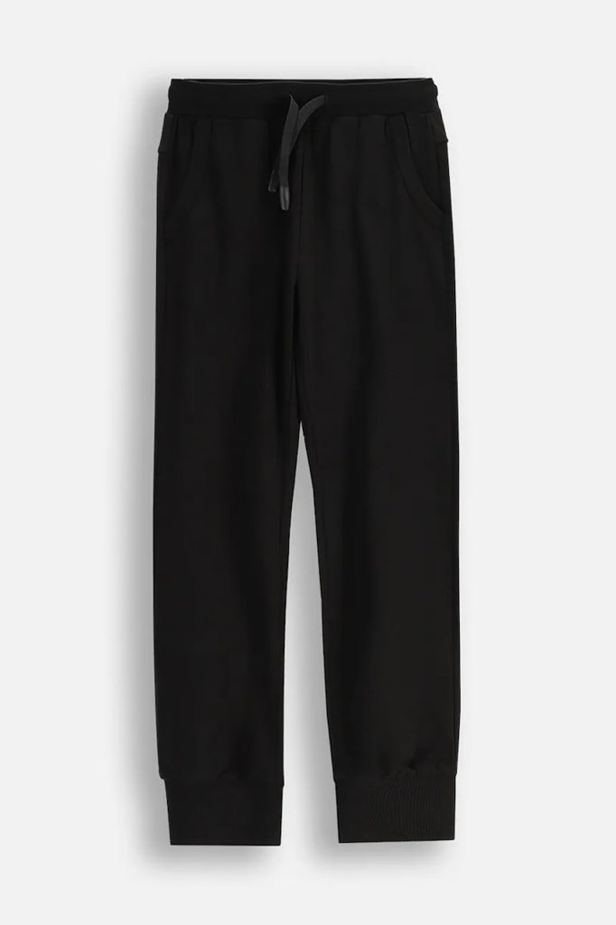 Coccodrillo pantaloni de trening pentru copii culoarea negru