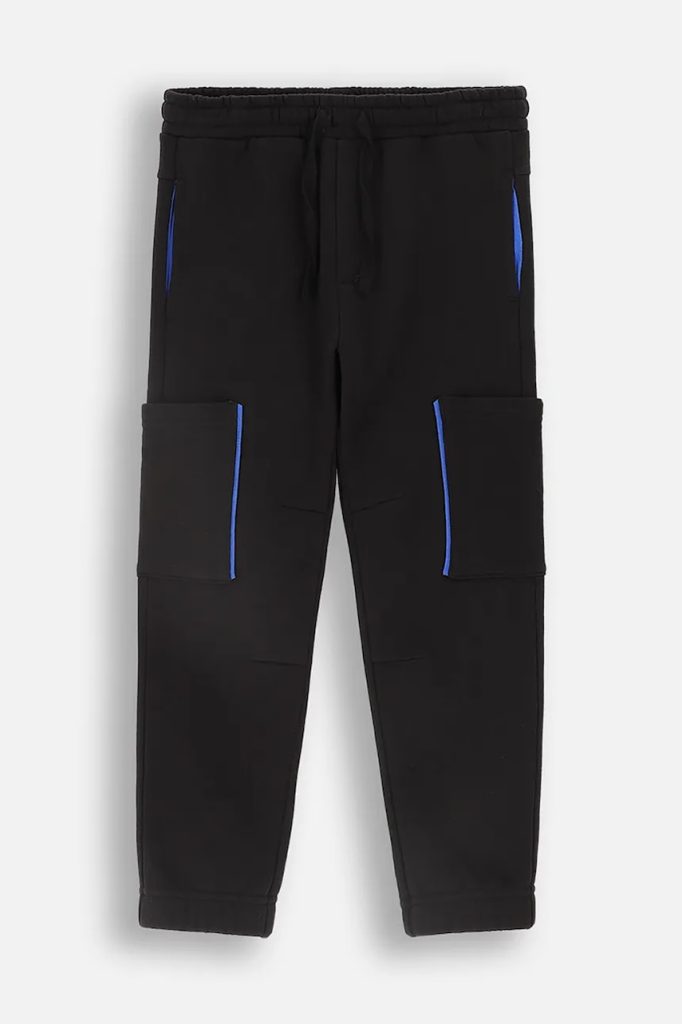 Coccodrillo pantaloni de trening pentru copii culoarea negru