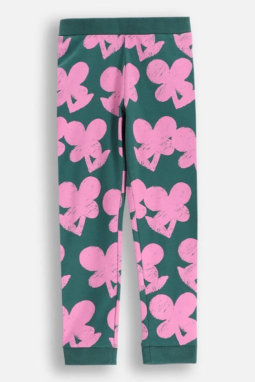 Coccodrillo pantaloni de trening pentru copii culoarea verde