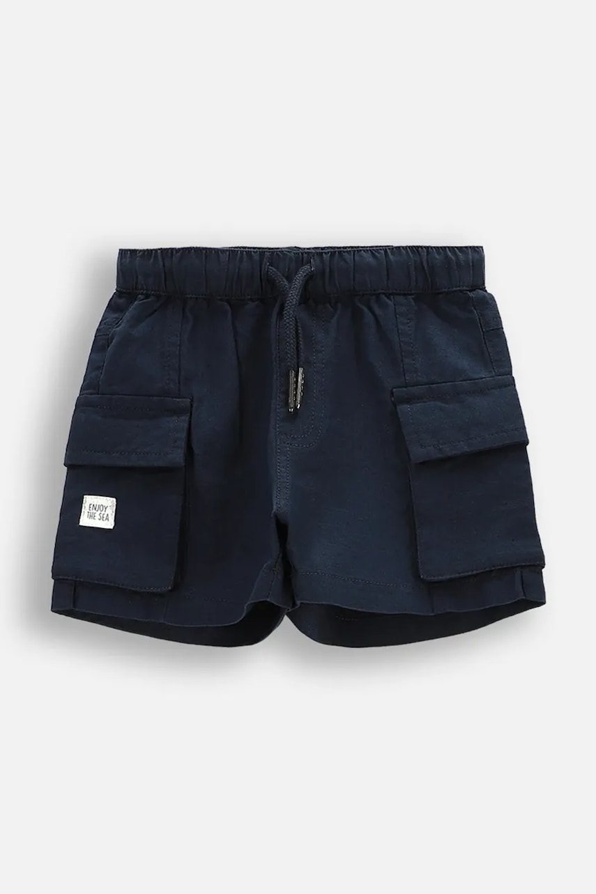 Coccodrillo pantaloni scurți culoarea bleumarin