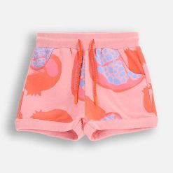 Coccodrillo pantaloni scurți culoarea roz