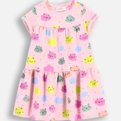 Coccodrillo rochie bebe culoarea roz