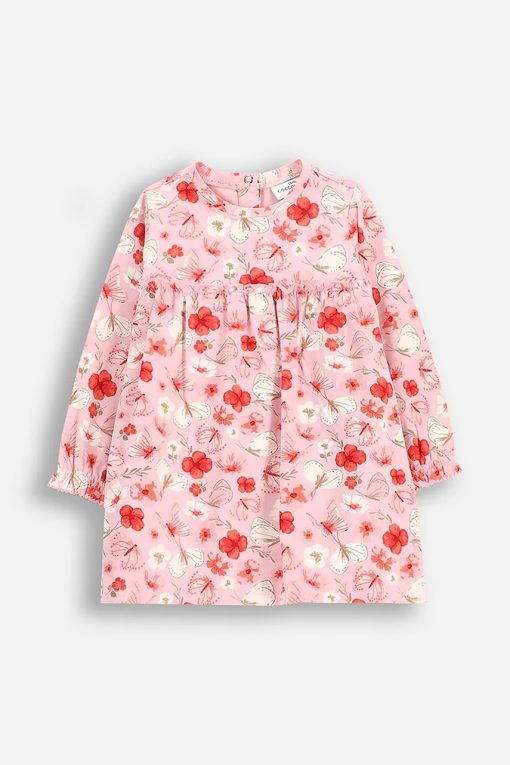 Coccodrillo rochie bebe culoarea roz