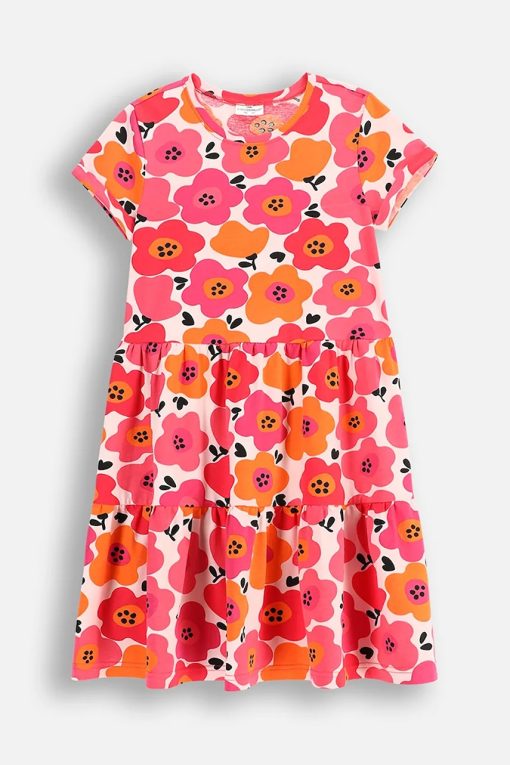 Coccodrillo rochie fete culoarea roz