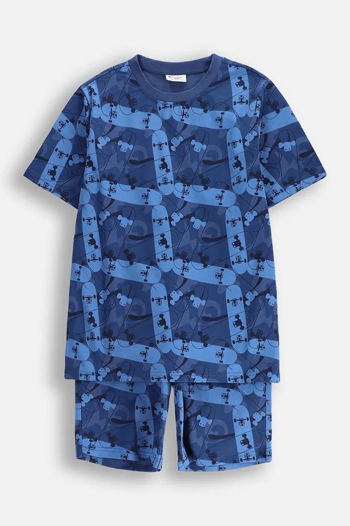 Coccodrillo set de pijama de bumbac pentru copii modelator