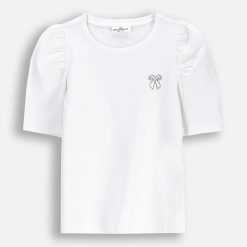 Coccodrillo tricou copii culoarea alb