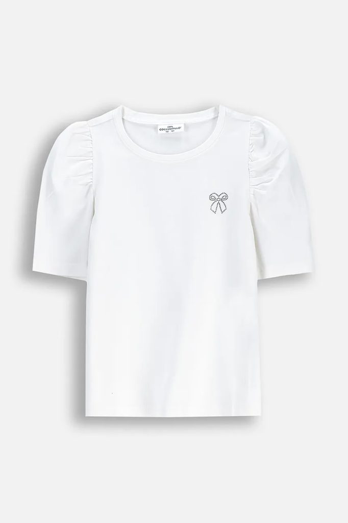 Coccodrillo tricou copii culoarea alb