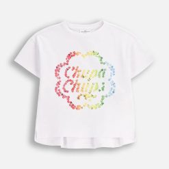 Coccodrillo tricou copii culoarea alb