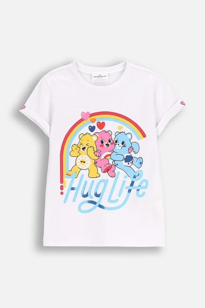 Coccodrillo tricou copii culoarea alb