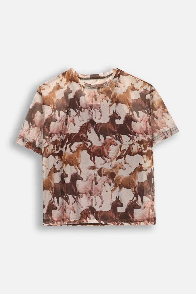 Coccodrillo tricou copii culoarea bej