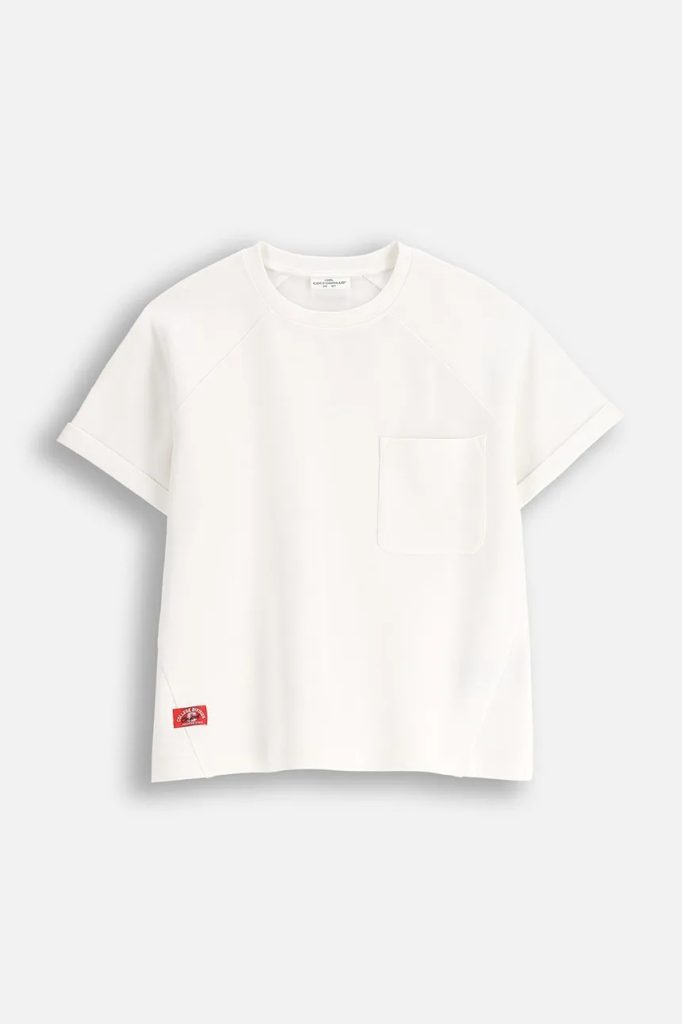 Coccodrillo tricou copii culoarea bej