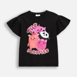 Coccodrillo tricou copii culoarea negru