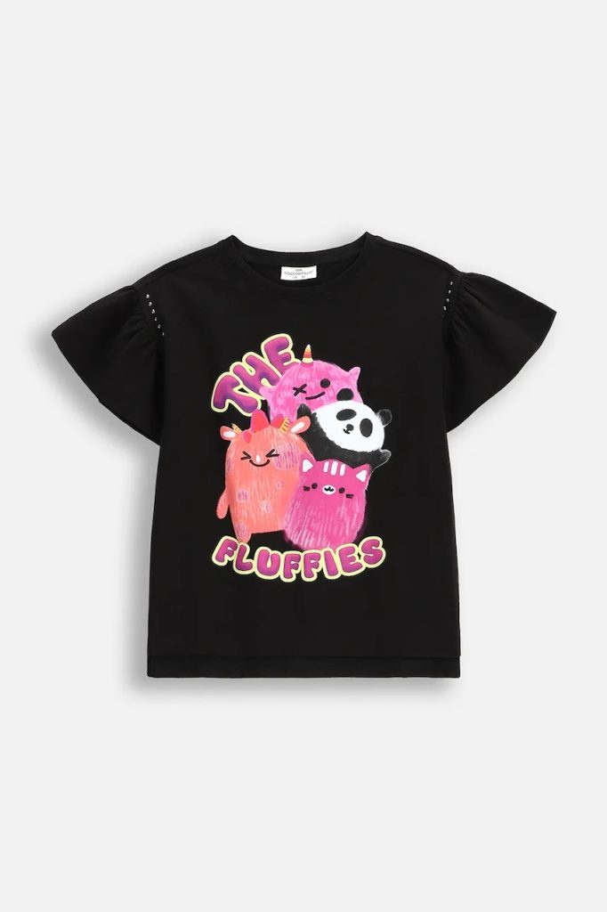 Coccodrillo tricou copii culoarea negru