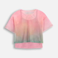 Coccodrillo tricou copii culoarea roz