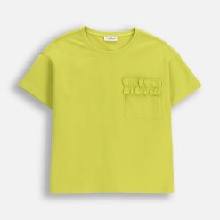 Coccodrillo tricou copii culoarea verde