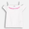 Coccodrillo tricou culoarea alb