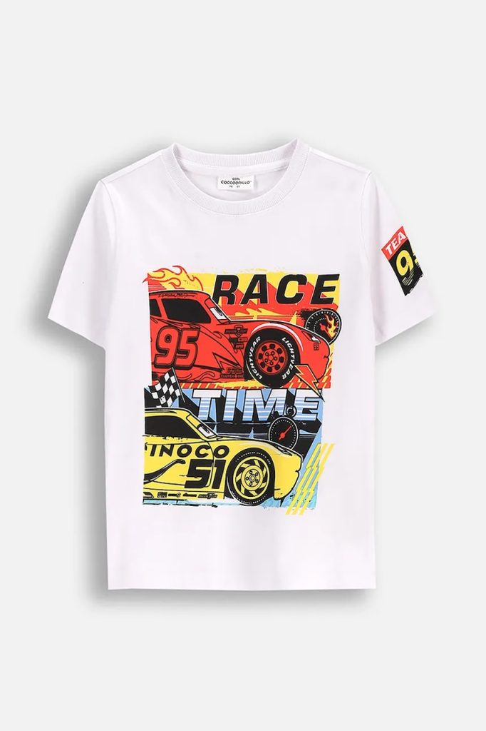 Coccodrillo tricou culoarea alb