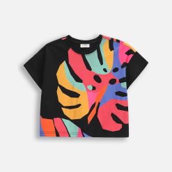 Coccodrillo tricou culoarea negru