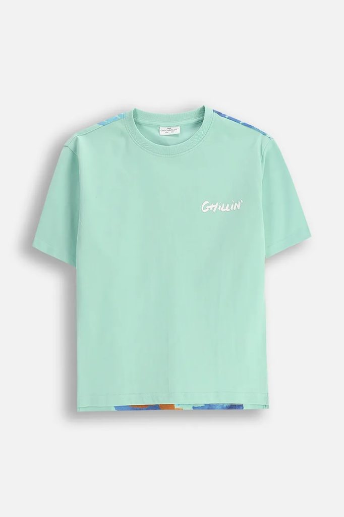 Coccodrillo tricou culoarea turcoaz