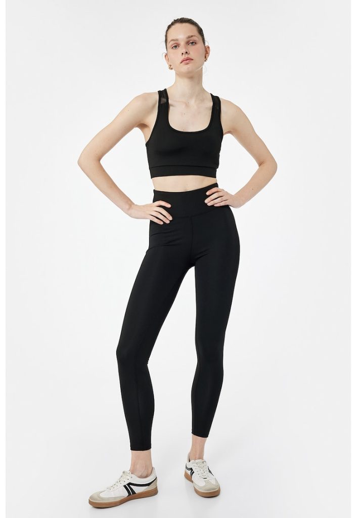 Colanti crop cu talie inalta-FEMEI/IMBRACAMINTE/Salopete-IMBRACAMINTE/Salopete