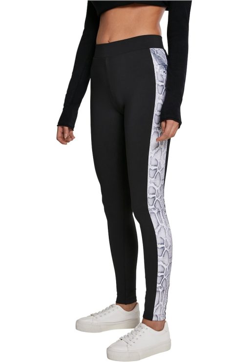Colanti cu insertii cu imprimeu piele de sarpe-FEMEI/IMBRACAMINTE/Salopete-IMBRACAMINTE/Salopete