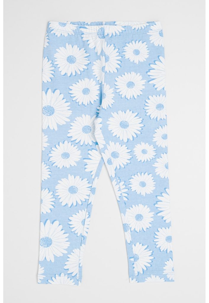 Colanti cu talie medie si model floral-FETE/IMBRACAMINTE/Blugi-IMBRACAMINTE/Blugi