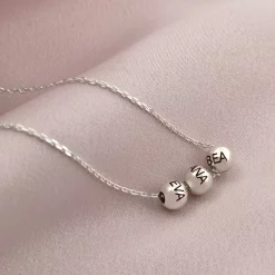 Colier Legaturi Pretioase - 3 bilute personalizate cu nume - Lantisor Forzatina- Argint 925-Toate >> Argint 925 >> Lantisoare Argint >> Noutati