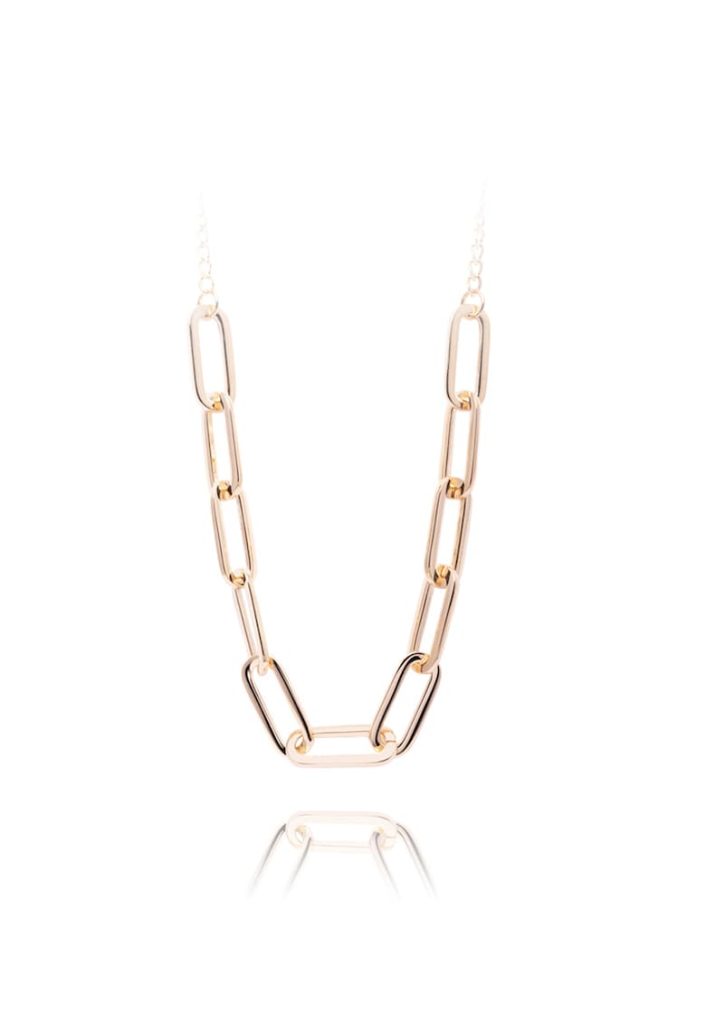Colier placat cu aur-FEMEI/GENTI SI ACCESORII/Bijuterii-GENTI SI ACCESORII/Bijuterii