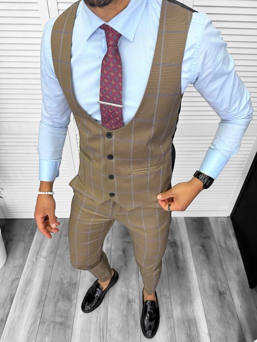 Compleu barbati  Vesta + Pantaloni 13188 P19-4.3-Costume barbati > Compleuri barbati