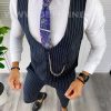 Compleu barbati Vesta + Pantaloni B5542 P19-2.1-Costume barbati > Compleuri barbati