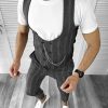 Compleu barbati  Vesta + Pantaloni gri inchis 11614 V2-Costume barbati > Compleuri barbati