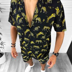 Compleu de vara camasa imprimeu + pantaloni 12826  20-1.1.2-Recent adaugate