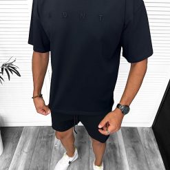 Compleu de vara tricou + pantaloni  negru  13319 P20-3.1-Recent adaugate