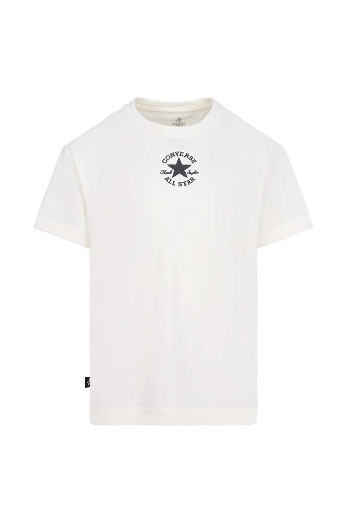 Converse tricou copii culoarea bej