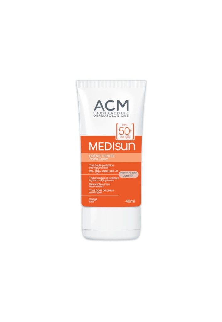 Crema colorata pentru protectie solara ACM Medisun SPF 50+ light tint - 40 ml-FEMEI/INGRIJIRE COSMETICA/Produse cosmetice-INGRIJIRE COSMETICA/Produse cosmetice
