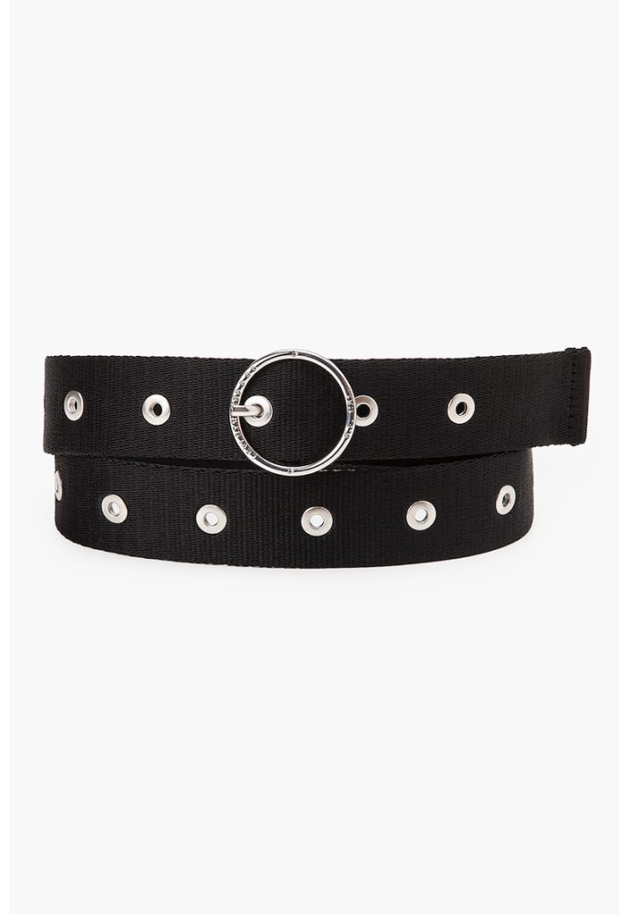Curea textila cu nituri-FEMEI/GENTI SI ACCESORII/Curele-GENTI SI ACCESORII/Curele