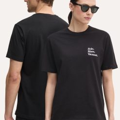 Drivemebikini tricou din bumbac Sole Mare Vacanze culoarea negru